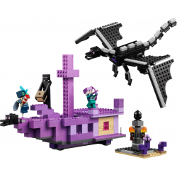 Klocki LEGO 21264 Smok Kresu i Statek Kresu MINECRAFT